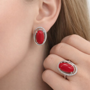 Серьги из Серебра 925 Приволжский ювелир арт. 361014-FA11KR, Родирование.