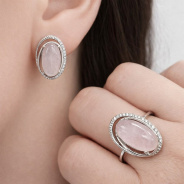 Серьги из Серебра 925 Приволжский ювелир арт. 361014-FA11RQ, Родирование.