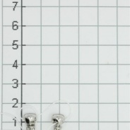 Серьги из Серебра 925 Приволжский ювелир арт. 361155-FA11, Родирование.