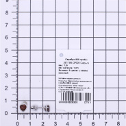 Серьги из Серебра 925 Приволжский ювелир арт. 361195-GR26, Родирование.