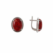 Серьги из Серебра 925 Приволжский ювелир арт. 361227-KB, Родирование.
