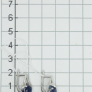 Серьги из Серебра 925 Приволжский ювелир арт. 361262-FA11FA59, Родирование.