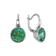 Серьги из Серебра 925 Приволжский ювелир арт. 361288-NK23, Родирование.