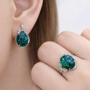 Серьги из Серебра 925 Приволжский ювелир арт. 361325-FA11OP22, Родирование.