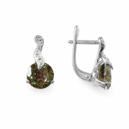 Серьги из Серебра 925 Приволжский ювелир арт. 361336-GH5, Родирование.