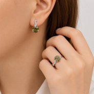 Серьги из Серебра 925 Приволжский ювелир арт. 361336-GH5, Родирование.