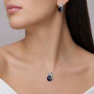 Серьги из Серебра 925 Приволжский ювелир арт. 361338-FA11FA59, Родирование.