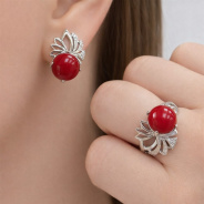 Серьги из Серебра 925 Приволжский ювелир арт. 361388-FA11KR26, Родирование.