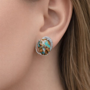 361429-FA11UB15 Серьги в каталоге Приволжский Ювелир