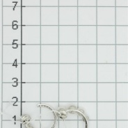 Серьги из Серебра 925 Приволжский ювелир арт. 361535-FA11ZM07, Родирование.