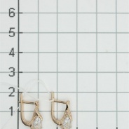 Серьги из Серебра 925 Приволжский ювелир арт. 362336-FA11, Золочение в два слоя.
