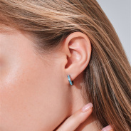 Серьги из Серебра 925 Приволжский ювелир арт. 364067-BZ, чёрный оксид.