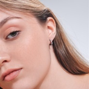 Серьги из Серебра 925 Приволжский ювелир арт. 364067-FA11, Платинирование.