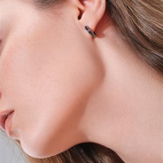 Серьги из Серебра 925 Приволжский ювелир арт. 364067-FA73, Платинирование.