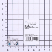 Серьги из Серебра 925 Приволжский ювелир арт. 371182-FA11FA77, Родирование.
