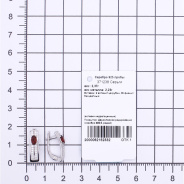 Серьги из Серебра 925 Приволжский ювелир арт. 371238-FA11FA49, Родирование.