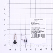Серьги из Серебра 925 Приволжский ювелир арт. 371355-FA11FA73, Родирование.