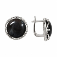 Серьги из Серебра 925 Приволжский ювелир арт. 371551-PM73, Родирование.