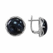 Серьги из Серебра 925 Приволжский ювелир арт. 371551-PT, Родирование.