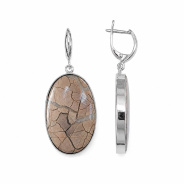 Серьги из Серебра 925 Приволжский ювелир арт. 371757-YS, Родирование.