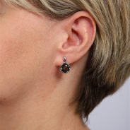 Серьги из Серебра 925 Приволжский ювелир арт. 371799-GH73, Родирование.