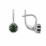 Серьги из Серебра 925 Приволжский ювелир арт. 371800-MS78, Родирование.