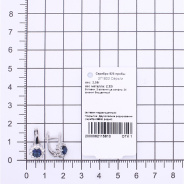 Серьги из Серебра 925 Приволжский ювелир арт. 371803-FA11FA59, Родирование.