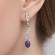 371818-CHFA11 Серьги в каталоге Приволжский Ювелир