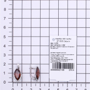 Серьги из Серебра 925 Приволжский ювелир арт. 371835-FA11FA26, Родирование.