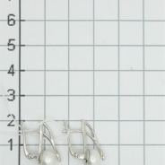 Серьги из Серебра 925 Приволжский ювелир арт. 371851-FA11ZM07, Родирование.