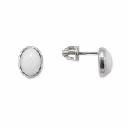 Серьги из Серебра 925 Приволжский ювелир арт. 371879-NF07, Родирование.
