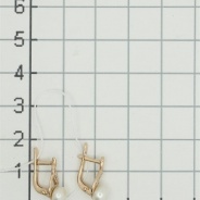 Серьги из Серебра 925 Приволжский ювелир арт. 372870-FA11ZM07, Золочение в два слоя.
