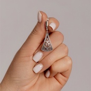 Серьги из Серебра 925 Приволжский ювелир арт. 373541, Оксид.