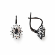 Серьги из Серебра 925 Приволжский ювелир арт. 374355-FA11GH, чёрный оксид.