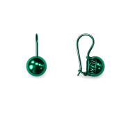 Серьги из Серебра 925 Приволжский ювелир арт. 37A423, KLIAR зелёный.