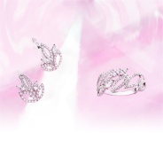 Серьги из Серебра 925 Приволжский ювелир арт. 381327-FA11, Родирование.