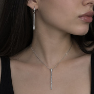 Серьги из Серебра 925 Приволжский ювелир арт. 381540-FA11, Родирование.