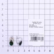 Серьги из Серебра 925 Приволжский ювелир арт. 381598-FA22, Родирование.