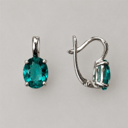 Серьги из Серебра 925 Приволжский ювелир арт. 381598-FA78, Родирование.