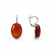 Серьги из Серебра 925 Приволжский ювелир арт. 381660-SR, Родирование.