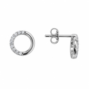 Серьги из Серебра 925 Приволжский ювелир арт. 381713-FA11, Родирование.