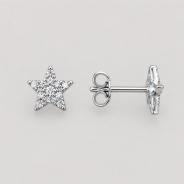 Серьги из Серебра 925 Приволжский ювелир арт. 381722-FA11, Родирование.