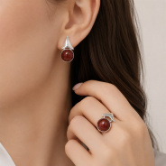 Серьги из Серебра 925 Приволжский ювелир арт. 381832-SR, Родирование.