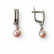 Серьги из Серебра 925 Приволжский ювелир арт. 381923-FA11ZM46, Родирование.