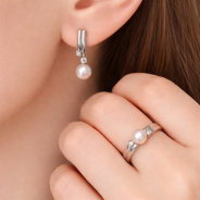 Серьги из Серебра 925 Приволжский ювелир арт. 381923-FA11ZM46, Родирование.