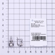 Серьги из Серебра 925 Приволжский ювелир арт. 381925-FA11ZM07, Родирование.