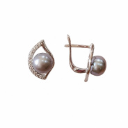 Серьги из Серебра 925 Приволжский ювелир арт. 381929-FA11ZM54, Родирование.