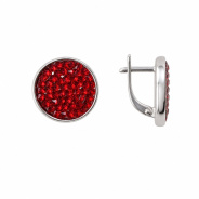 Серьги из Серебра 925 Приволжский ювелир арт. 391023-KT26, Родирование.
