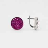 Серьги из Серебра 925 Приволжский ювелир арт. 391023-KT56, Родирование.