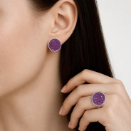 Серьги из Серебра 925 Приволжский ювелир арт. 391023-KT56, Родирование.